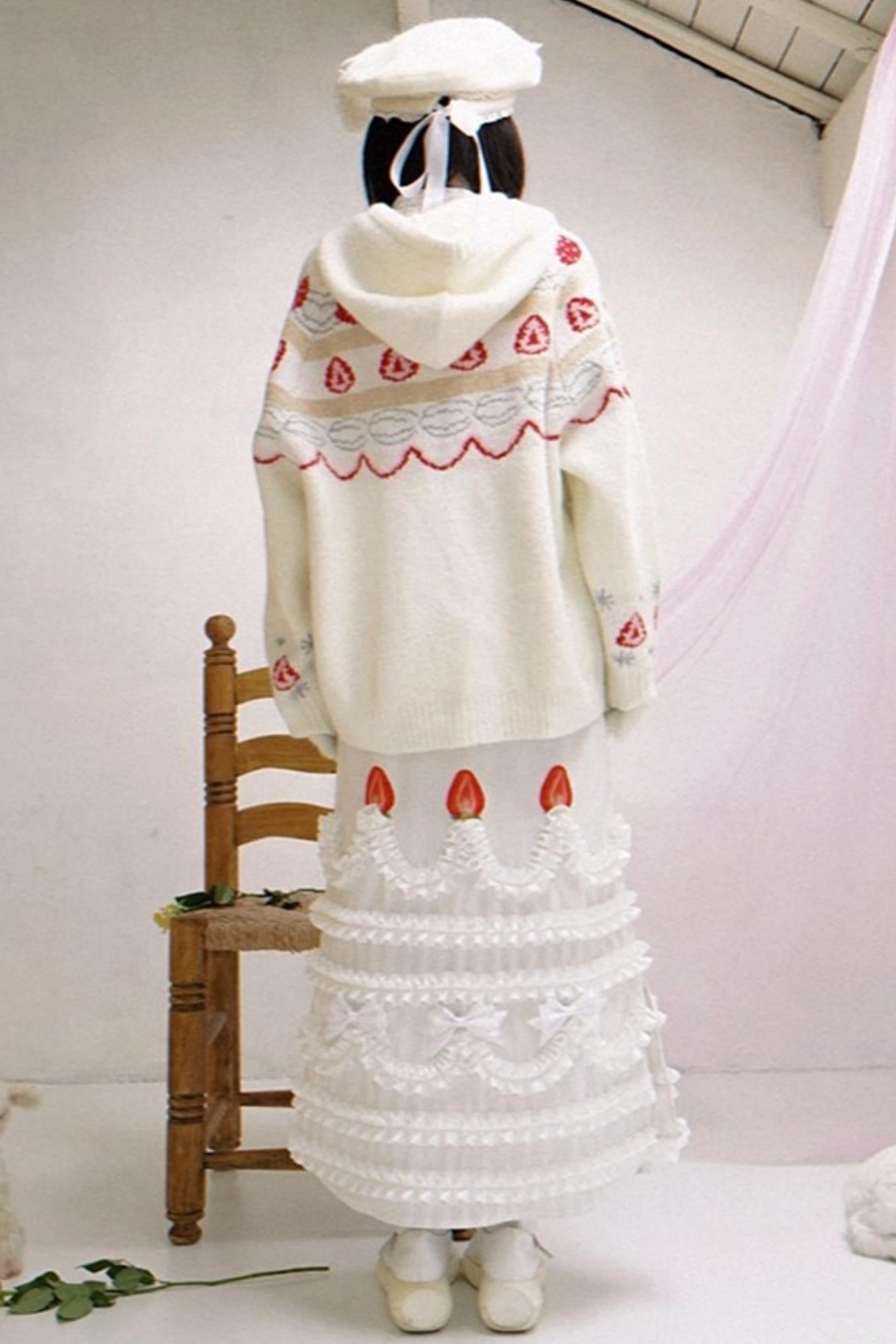 Happy Strawberry Cake Skirt