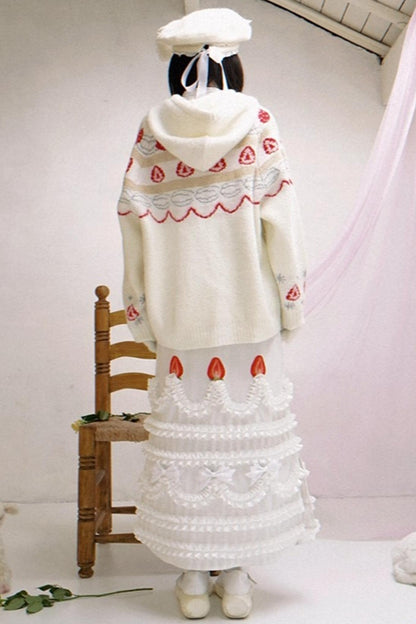 Happy Strawberry Cake Skirt