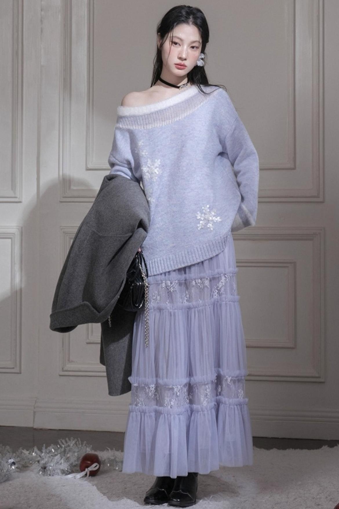 Layered Dreamy Velvet Skirt