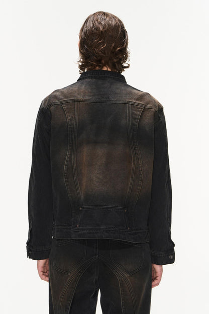 Aged Fall Denim Jacket