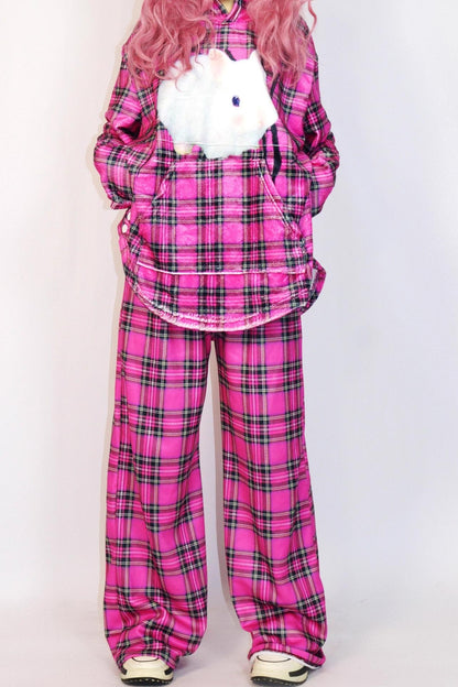 Pink Bunny Hooded Top