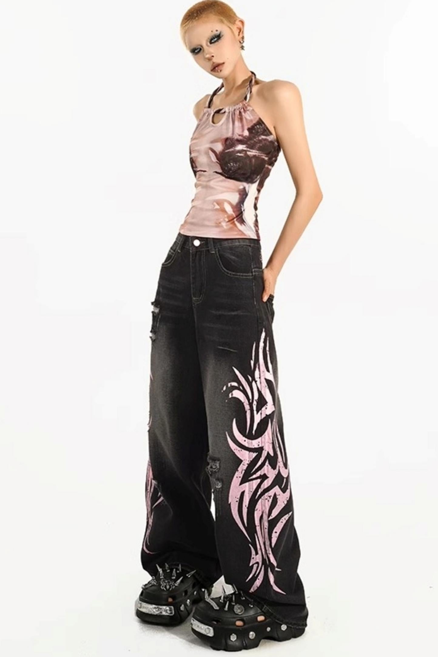 Milk Cool Murray Wide-Leg Jeans