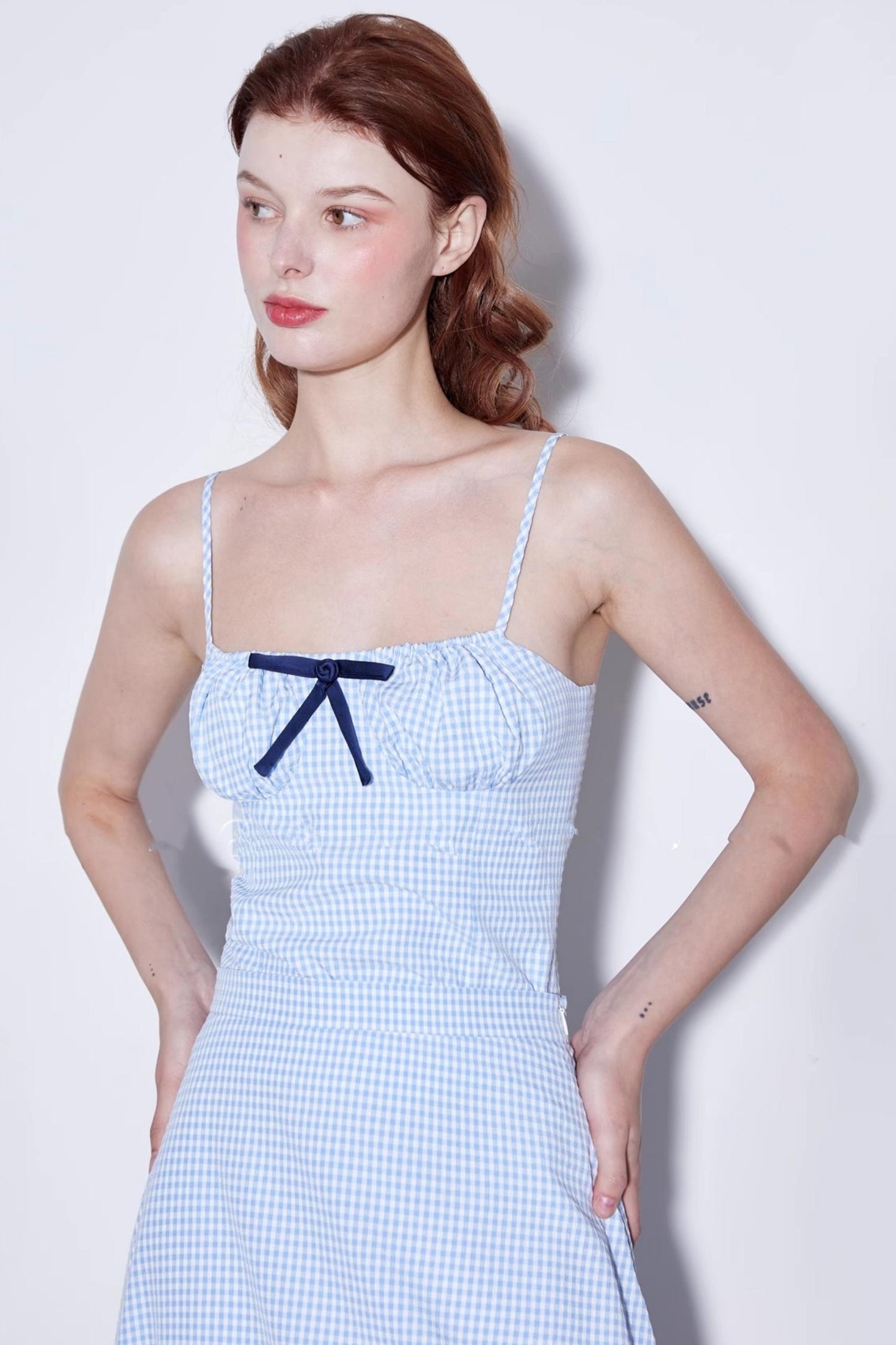 Checkered Sweetheart Summer Skirt Set-Up