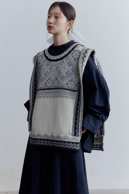 Wool Vest Sweater