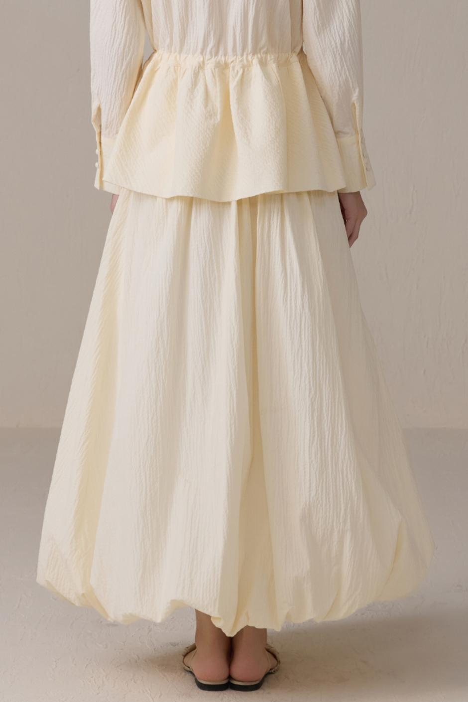 Romantic Cloud A-Line Skirt