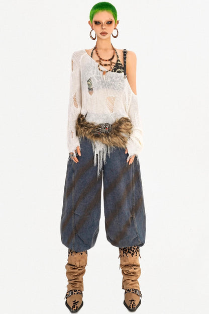 American Design Knitted Smock Top