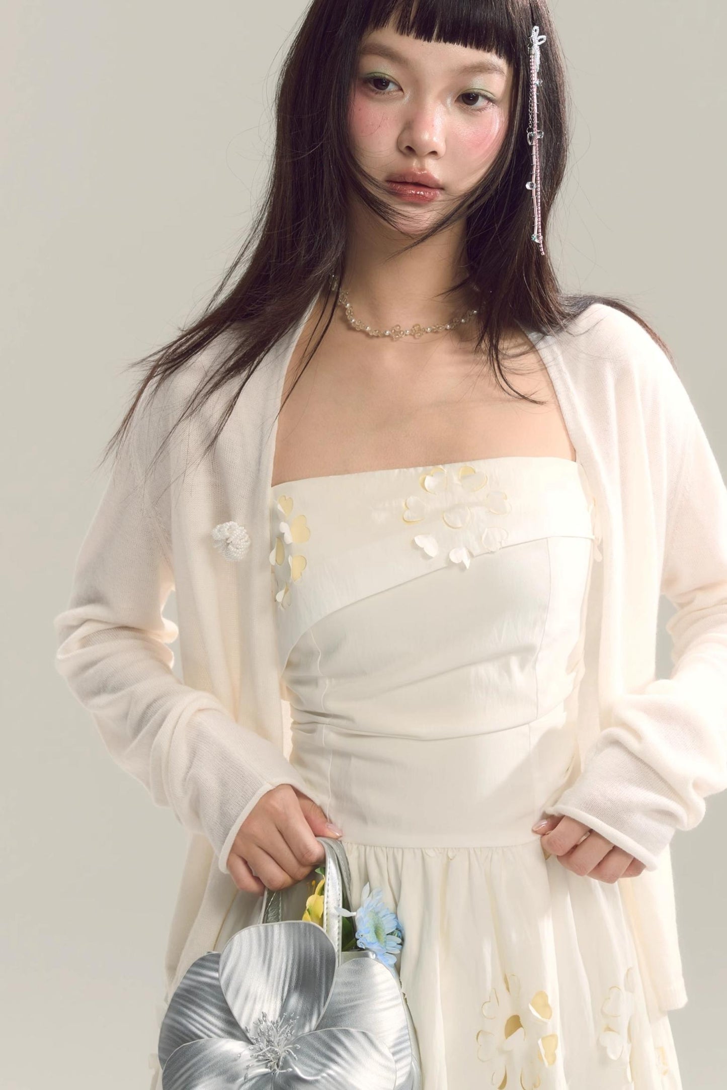 Sassy Daisy Wool Cardigan