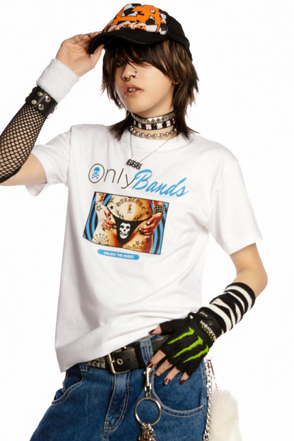 Original Spoof American Street Shoulder T-Shirt