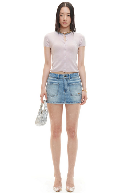 Sheep Wool Color-Block Top