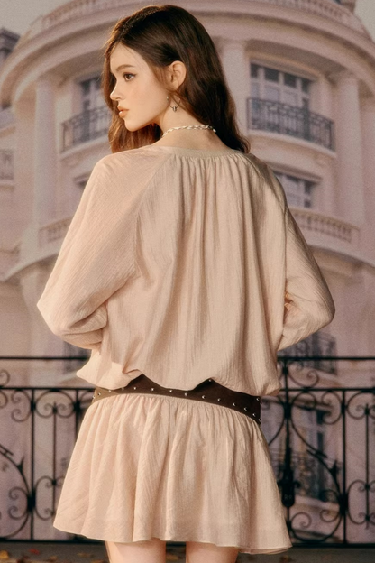 Girlish Ruffled Spring Dress