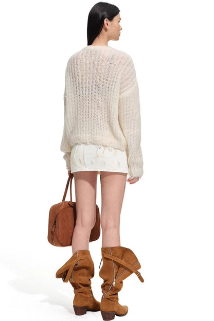 Polar Denim Twill Skirt