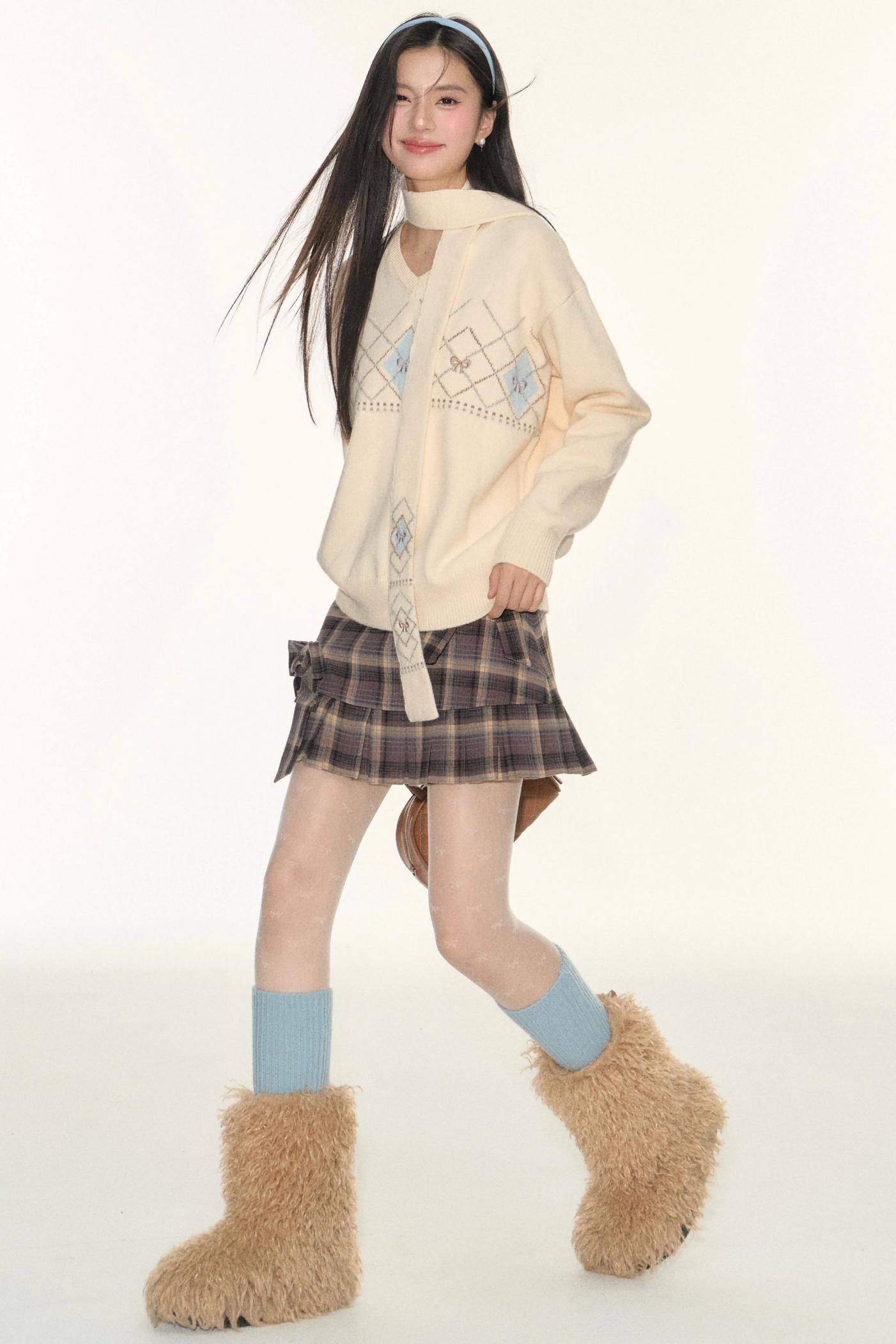 Twist V-Neck Sweater