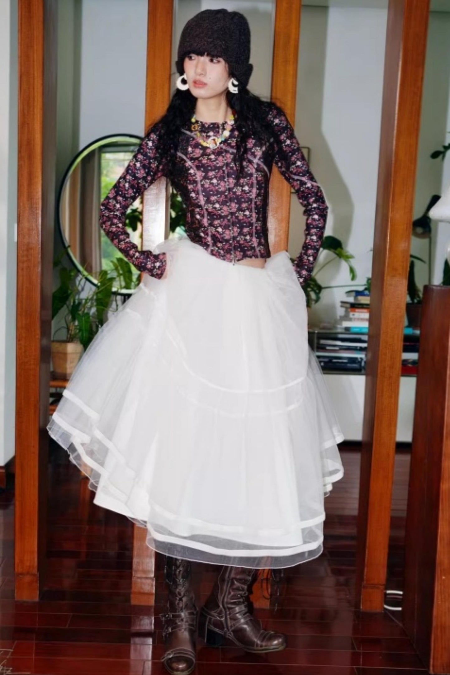 Vintage Leopard Velvet T-Shirt