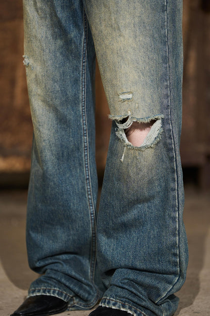 Handcrafted Cat Whiskers Jeans