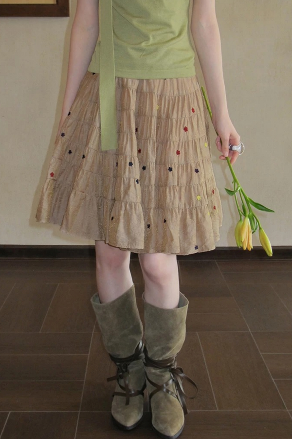 Sparkling Polka Dot Skirt
