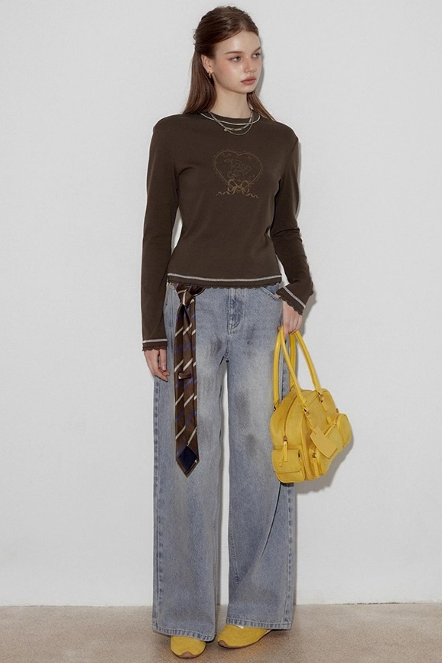 Stardust Color Distress Denim Pants