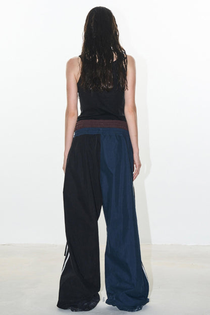 Double Layer Look Sports Pants