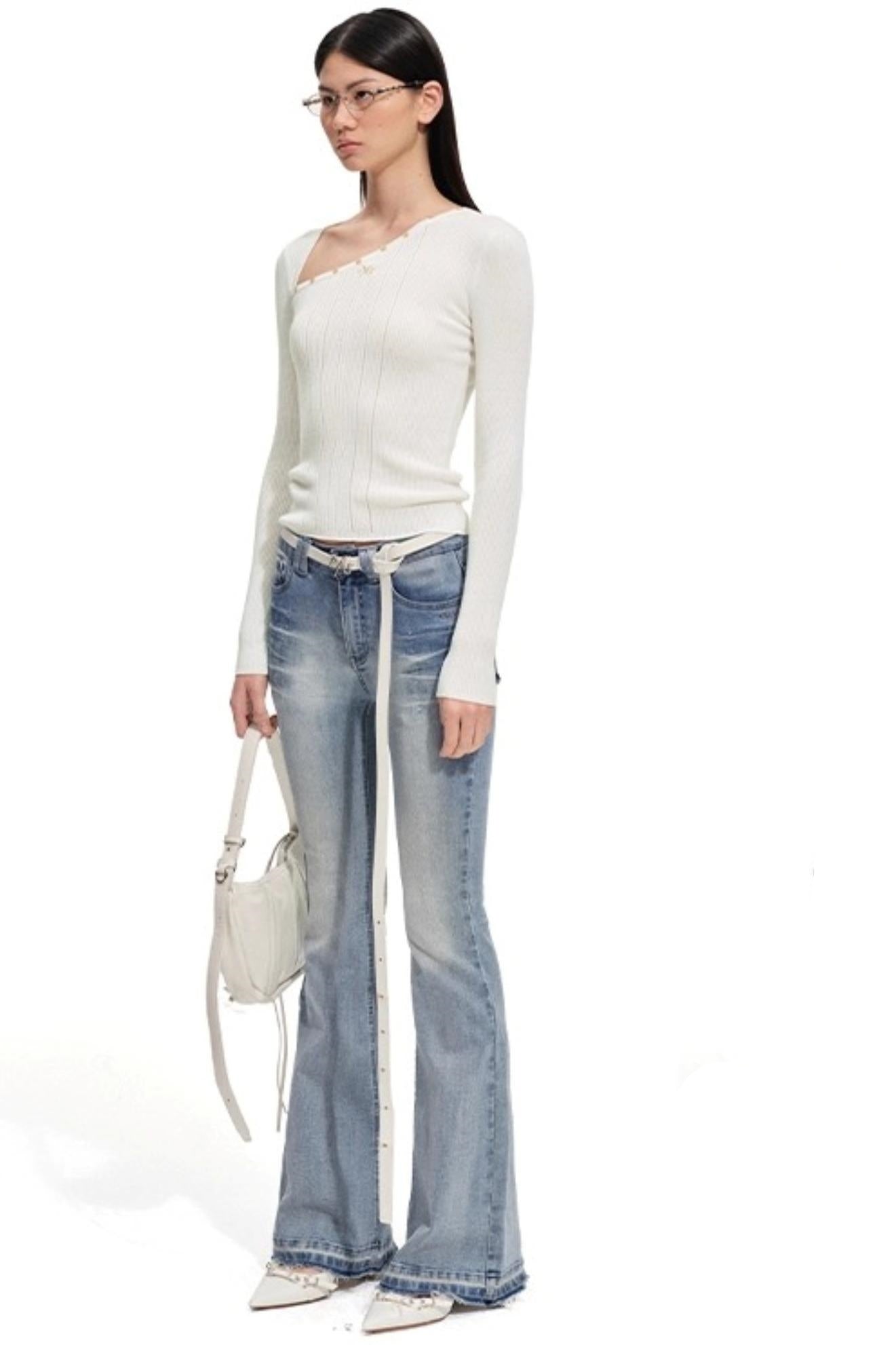 Polar Wool Ribbed Top