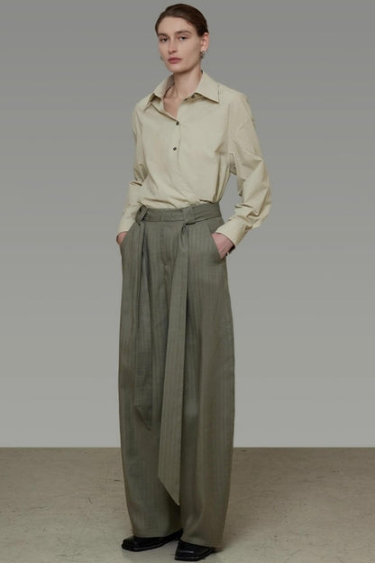 Wide Fall Drape Pants