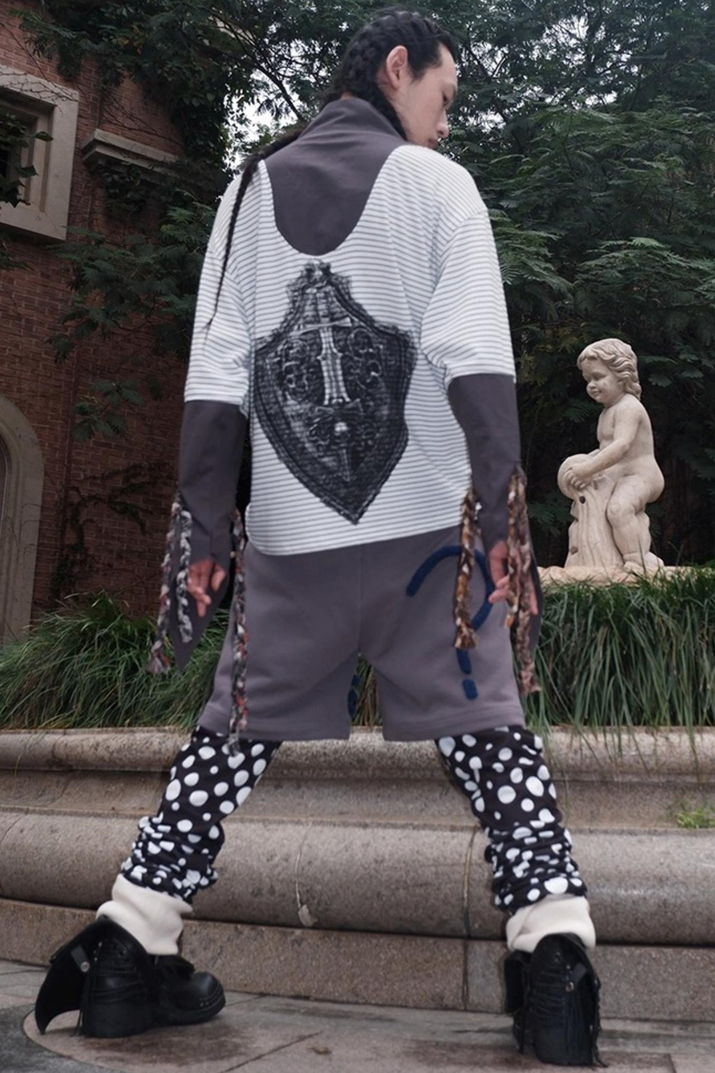 Multi-Tie Loose Long Sleeves Top