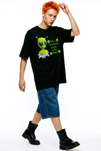 Alien Y2K Street T-Shirt