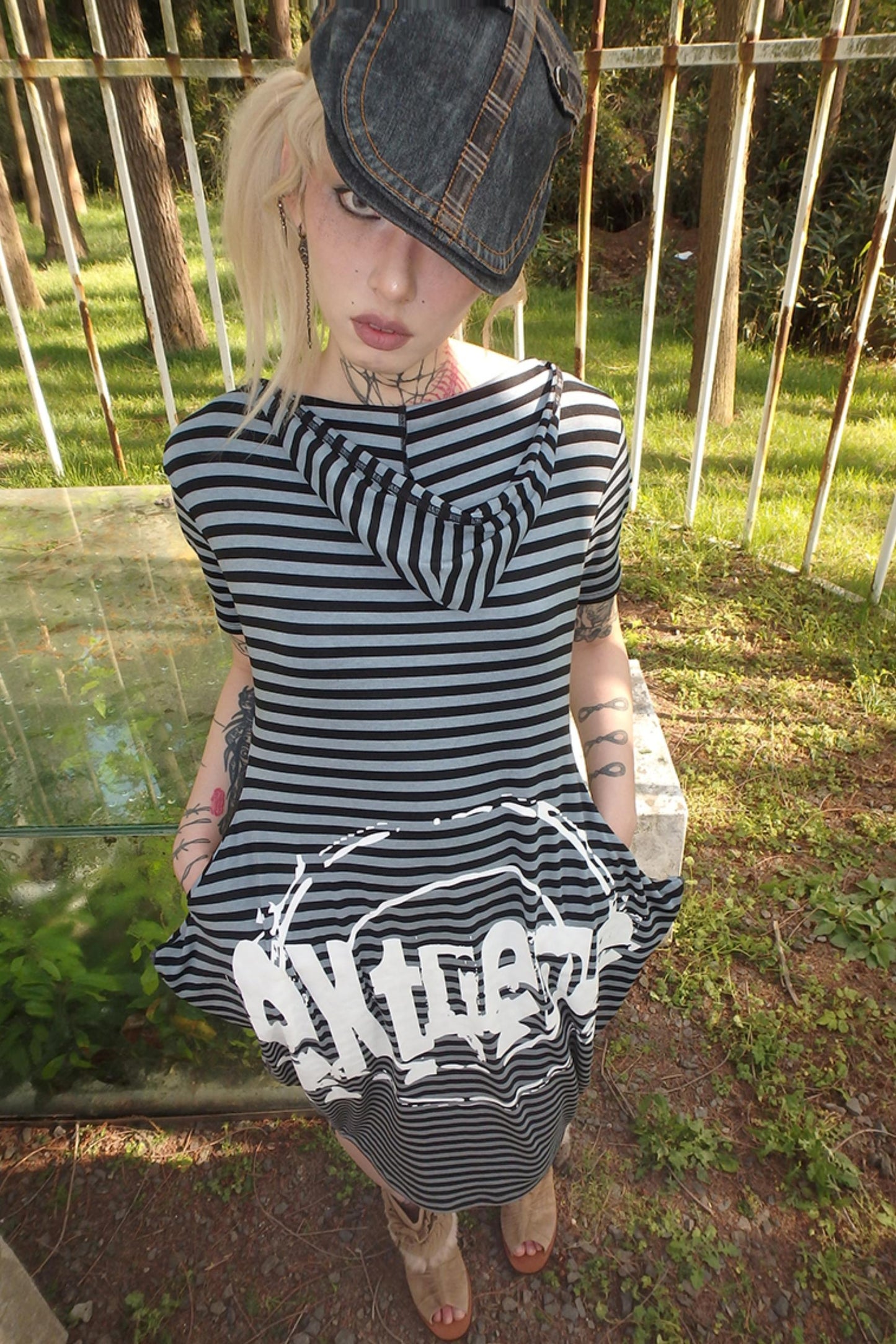 Stripe Multi-Wear T-Shirt Dress