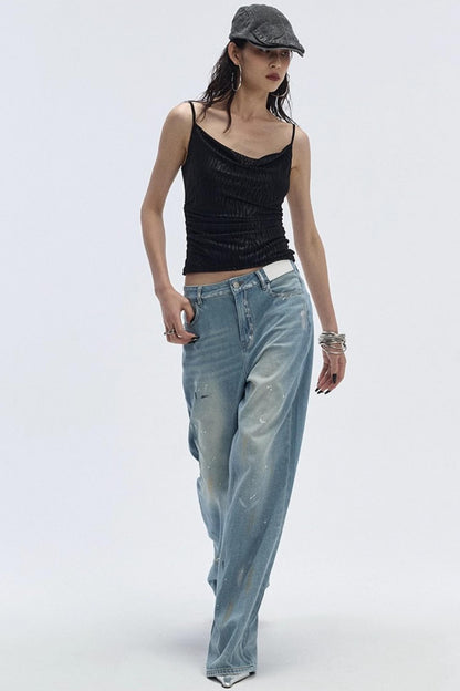 Summer Design Straight-Leg Pants
