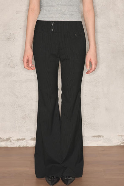 Summer Chic Flared Trousers