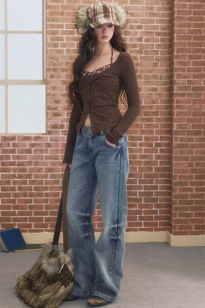 Contrasting Halterneck T-Shirt