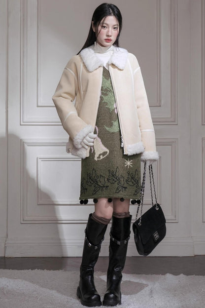 Pine Needle Knit Dress