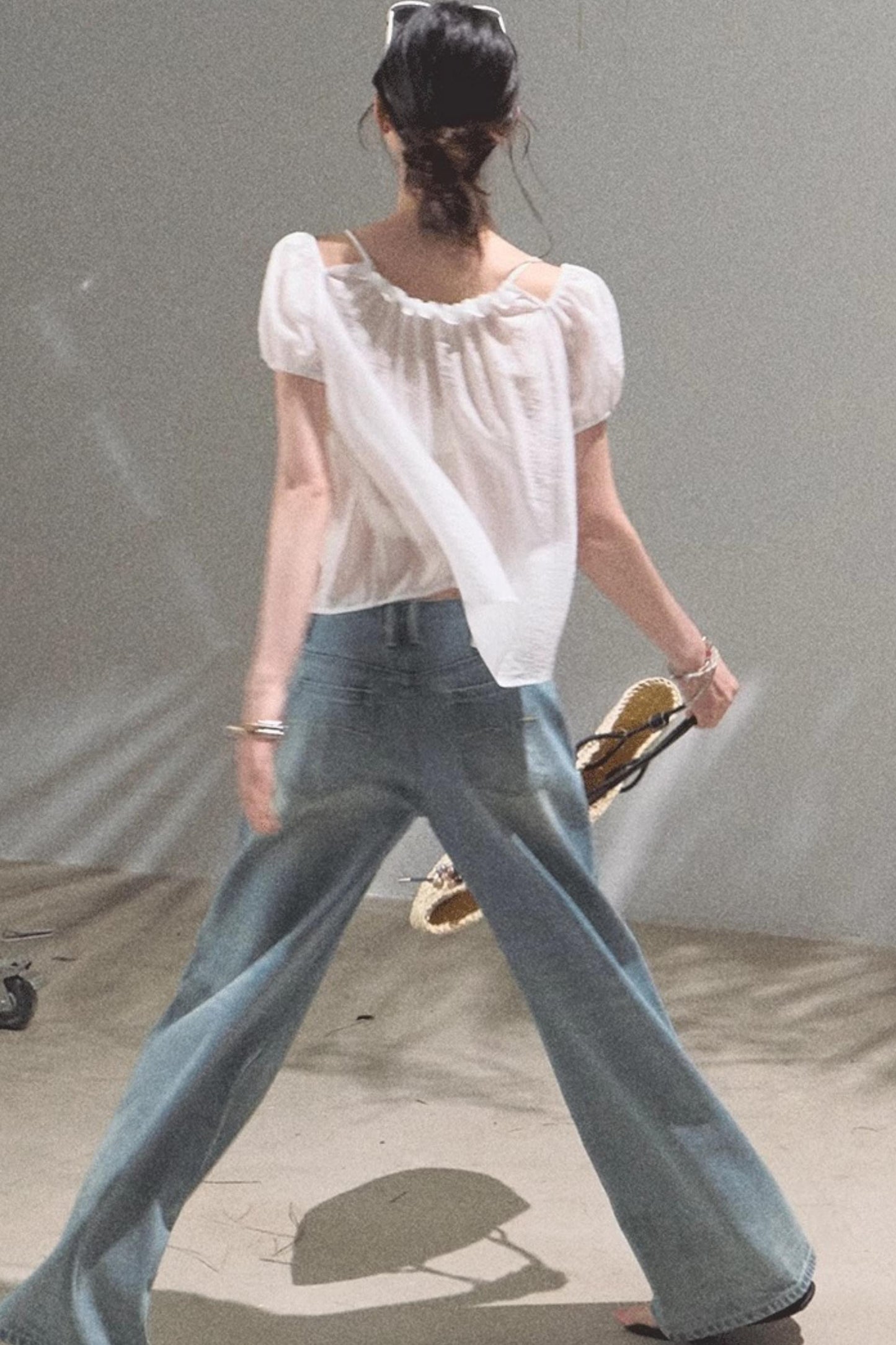 Summer Breeze Bubble Sleeve Top