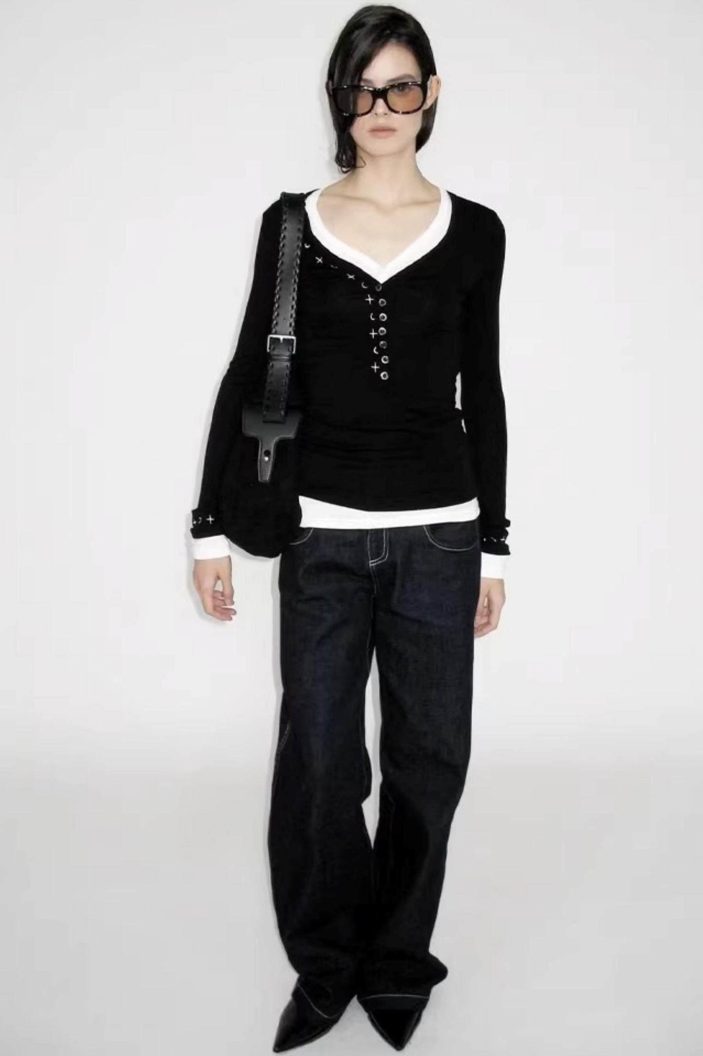 Star Rays Knit Top