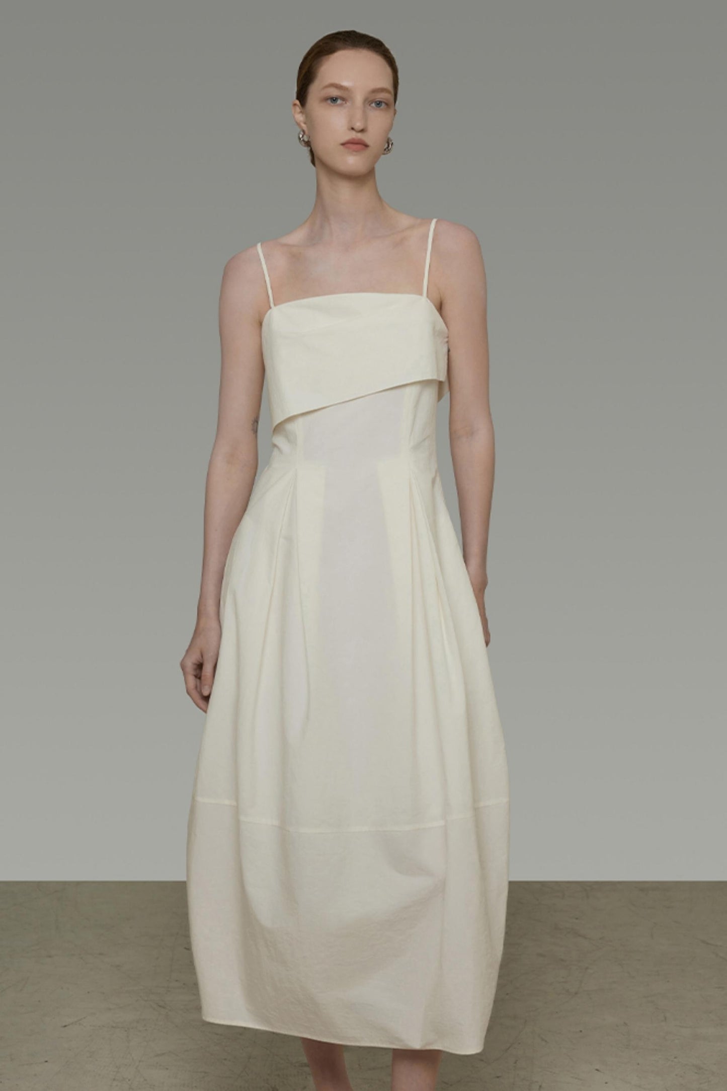 Flipped Neckline Dress