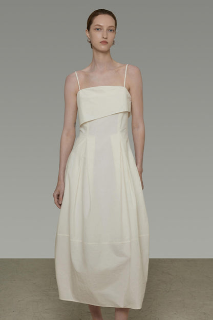 Flipped Neckline Dress