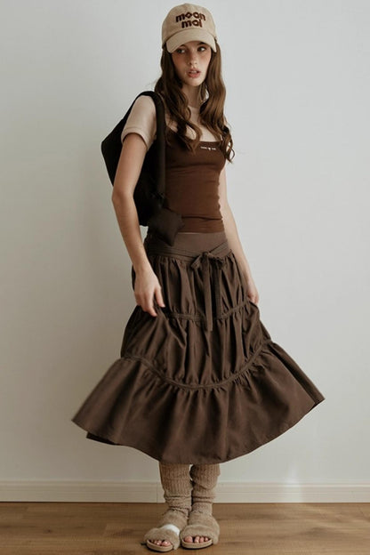 Velvet Slim Fit Bottom Camisole