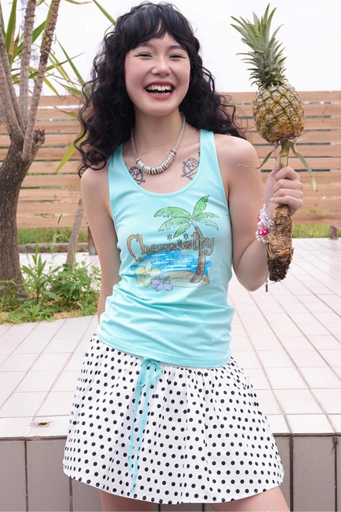V-Neck Fruit Essence Cami