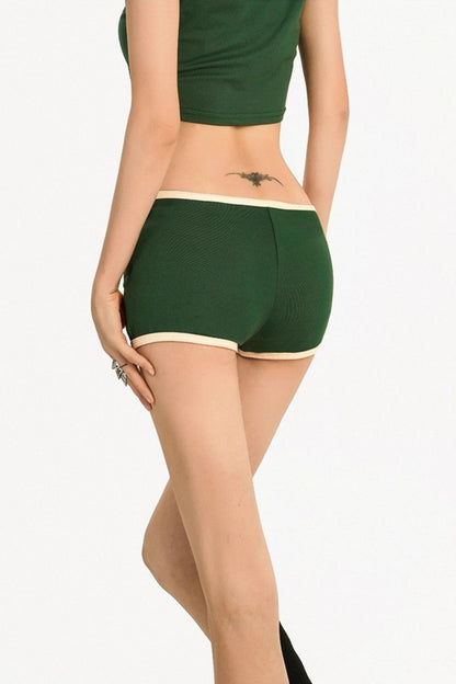 Summer Athleisure Crop Top Set