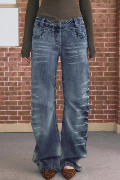 Retro Trend Winter Scimitar Jeans