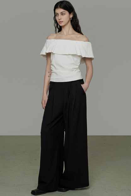 Modern Off-Shoulder T-Shirt