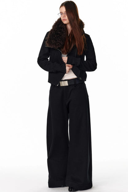 Retro Plaid Fleece Lined Sweatpants