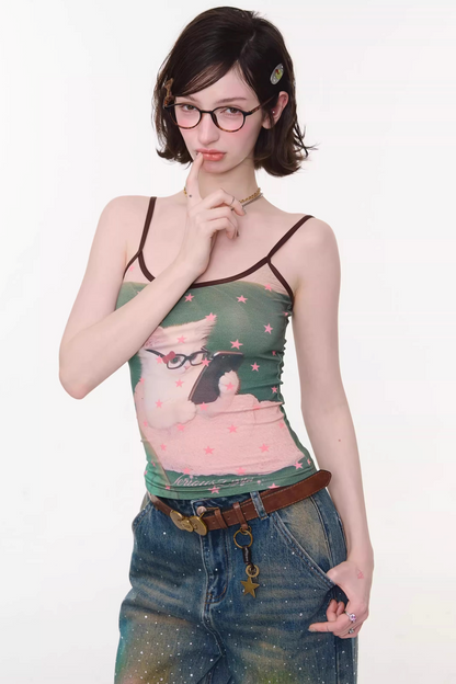 Smart-Polka-Dot-Unterhemd