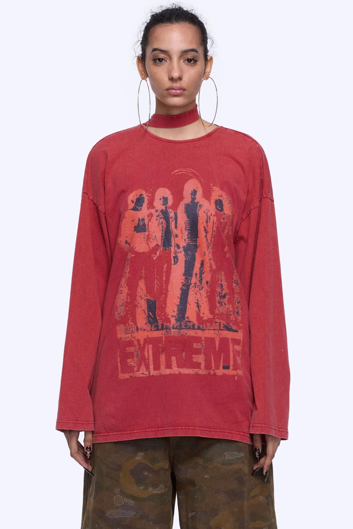 Backless Long Sleeve Tee