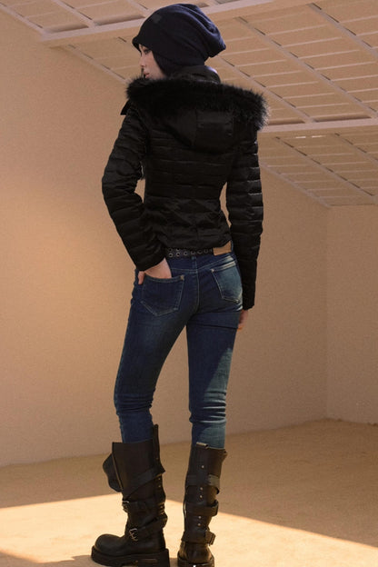 Winter Fur Collar Down Jacket
