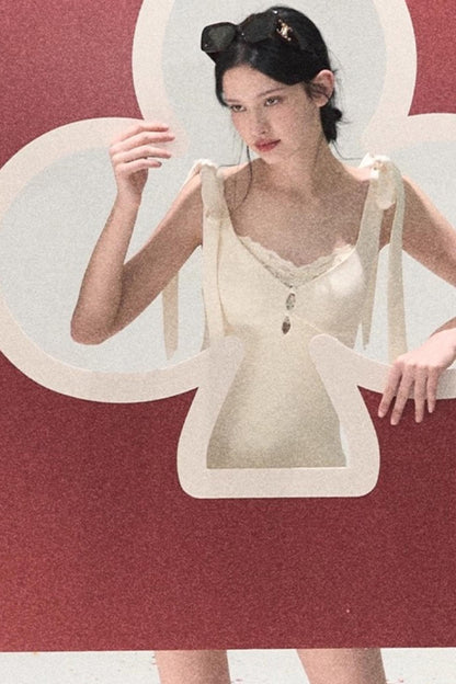 Snowfall Lace Knit Dress