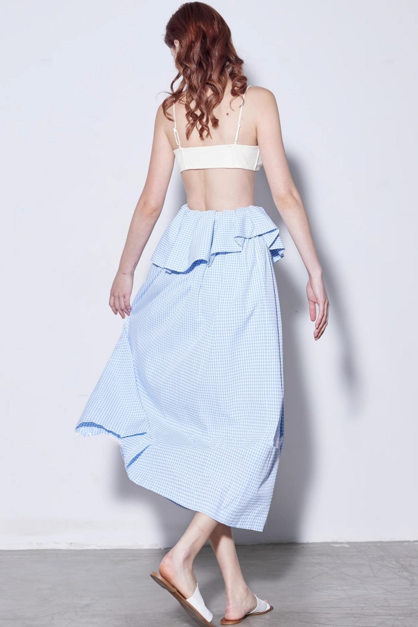 Summer Checkered Skirt