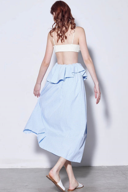 Summer Checkered Skirt