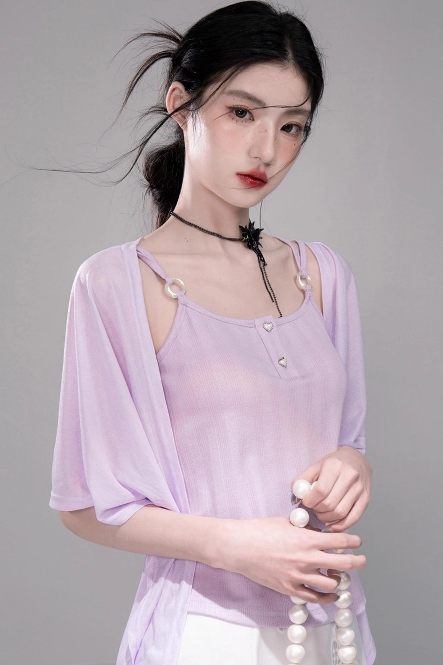 Cool Lily Two-Piece Top Set