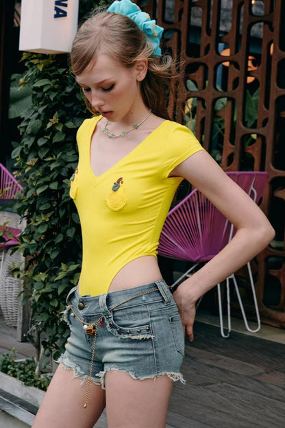 Summer Distressed Denim Shorts