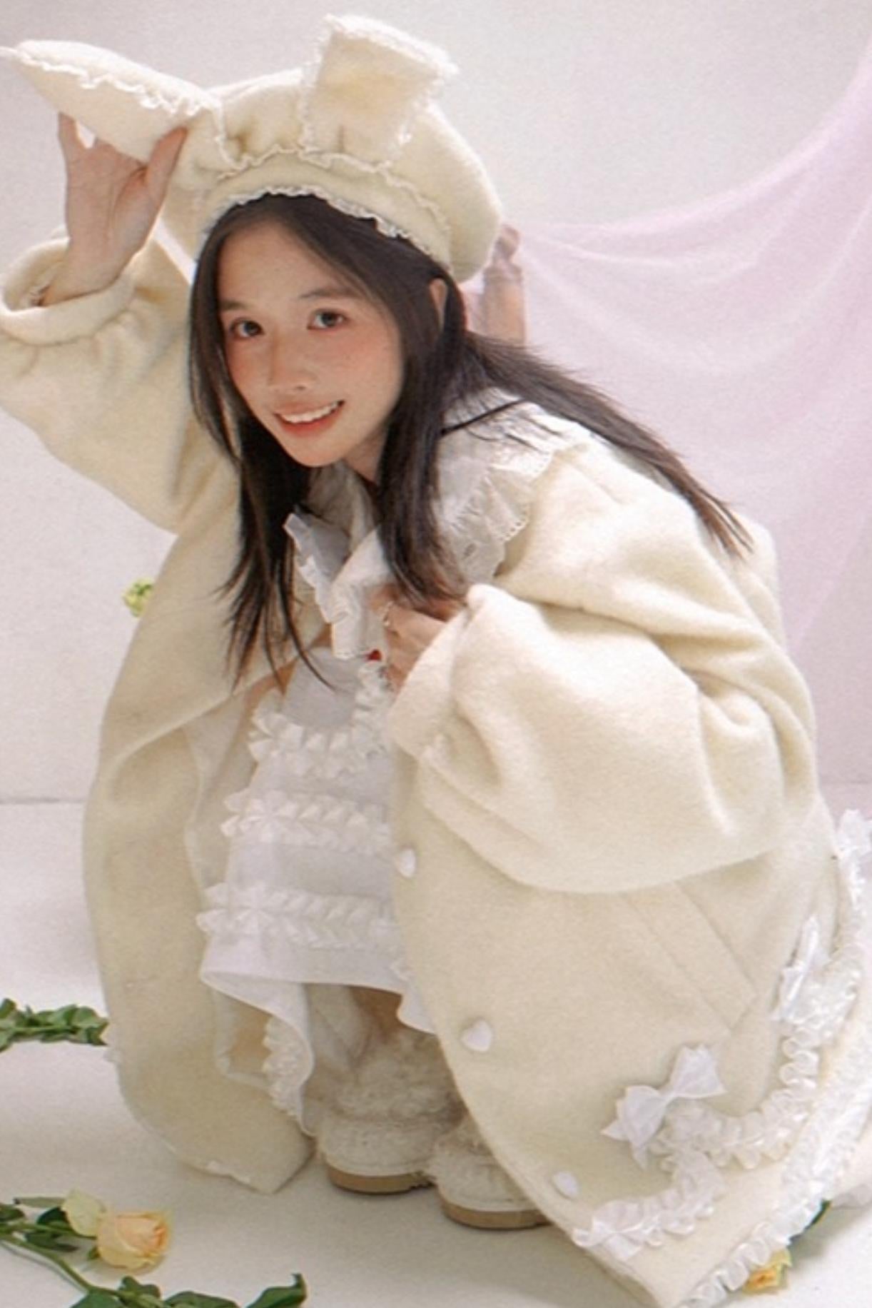 Happy Birthday Woolen Coat