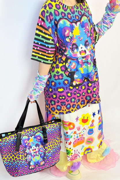 Rainbow Frise Leather Bag